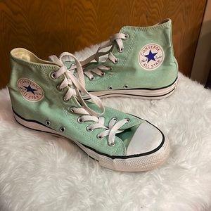 Teal High-Top Converse
